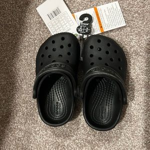 Black Toddler Crocs USc6 - Classic Clog